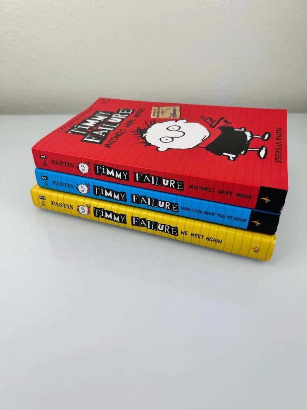 Timmy Failure Books 1 2 & 3 Stephan Pastis Age 8-12 Chapter Book Illustrated